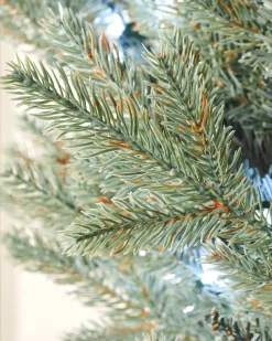 Pre-Lit Mixed Pine Blue Wreath, 1 M