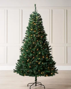 Pre-Lit Mixed Pine Christmas Tree, 7 Ft