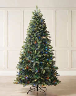 Pre-Lit Mixed Pine Dual Christmas Tree, 6 Ft