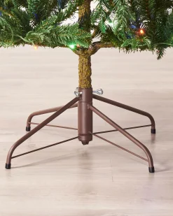 Pre-Lit Mixed Pine Natural Bark Christmas Tree, 6 Ft