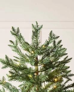 Pre-Lit Mixed Pine Natural Bark Christmas Tree, 6 Ft