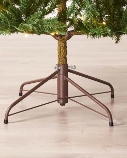 Pre-Lit Mixed Pine Natural Bark Christmas Tree, 7 Ft