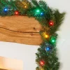Pre-Lit Multi-Coloured LEDs Garland, 9 Ft