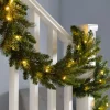 Pre-Lit Multi-Function Garland, 18 Ft