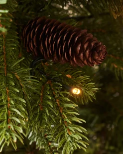 Pre-Lit Natural Pine Potted Christmas Tree, 3.5 Ft