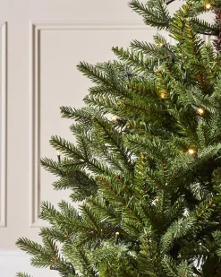 Pre-Lit Norway Spruce Potted Christmas Tree, 3 Ft