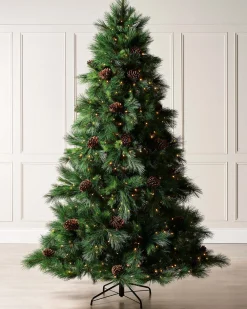 Pre-Lit Portland Spruce Christmas Tree, 6.5 Ft