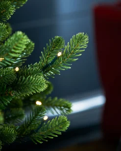Pre-Lit Potted Dwarf Fir Christmas Tree, 3 Ft