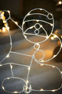 Pre-Lit Santa Pathway Stake Light, 60 Cm