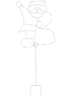 Pre-Lit Santa Pathway Stake Light, 60 Cm