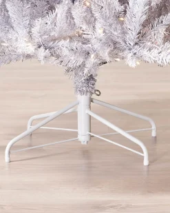 Pre-Lit Shimmering Christmas Tree, 7 Ft