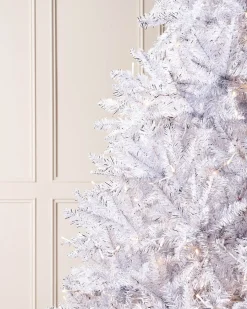 Pre-Lit Shimmering Christmas Tree, 7 Ft