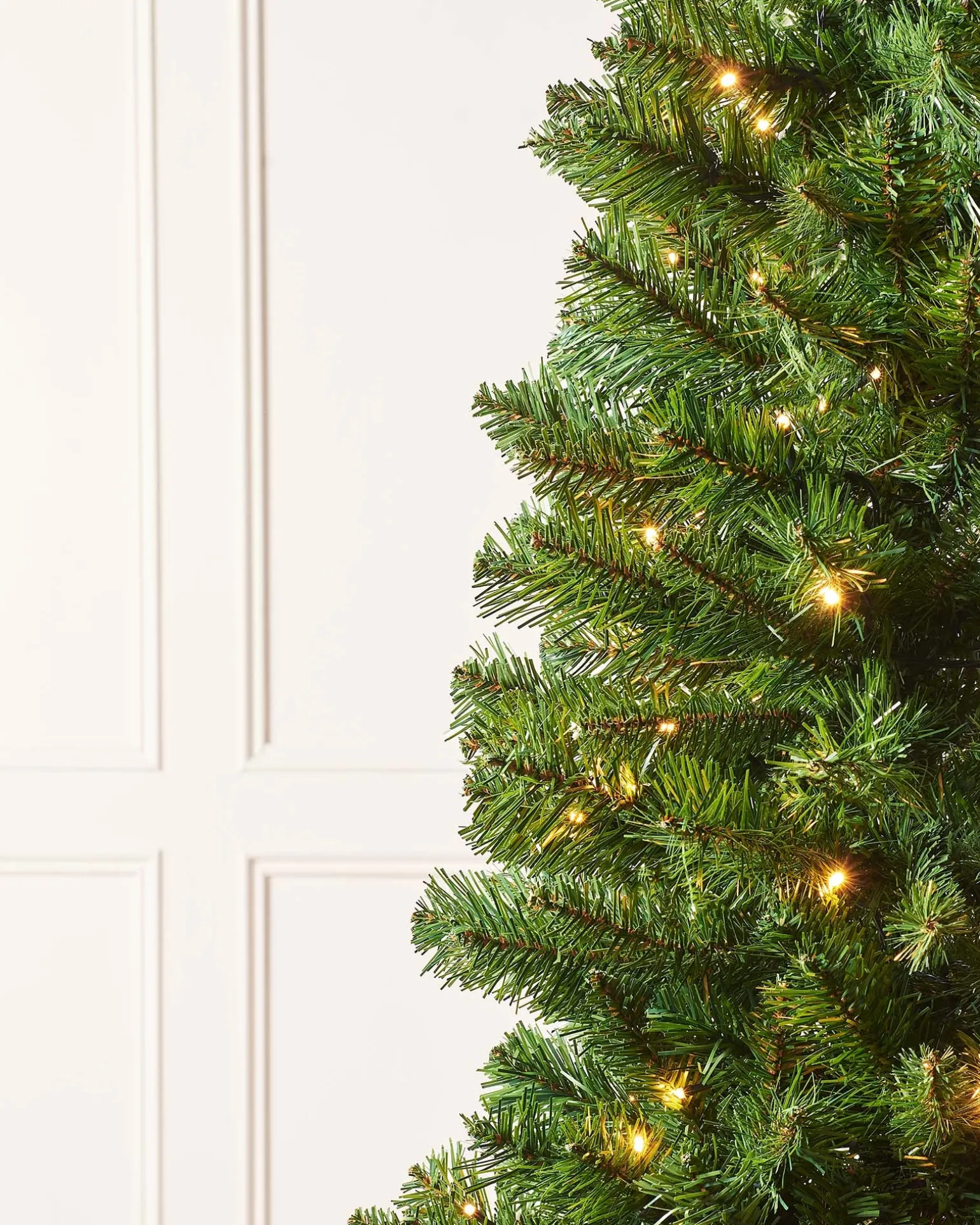 Pre-Lit Slim Christmas Tree, 6 Ft