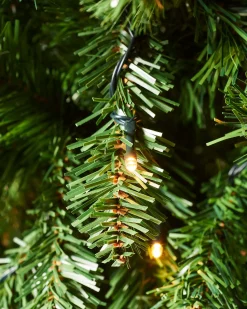 Pre-Lit Slim Christmas Tree, 6 Ft