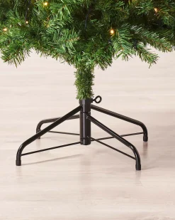 Pre-Lit Slim Christmas Tree, 6 Ft