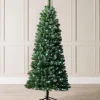Pre-Lit Slim Frosted Christmas Tree, 6 Ft