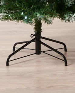 Pre-Lit Slim Frosted Christmas Tree, 6 Ft