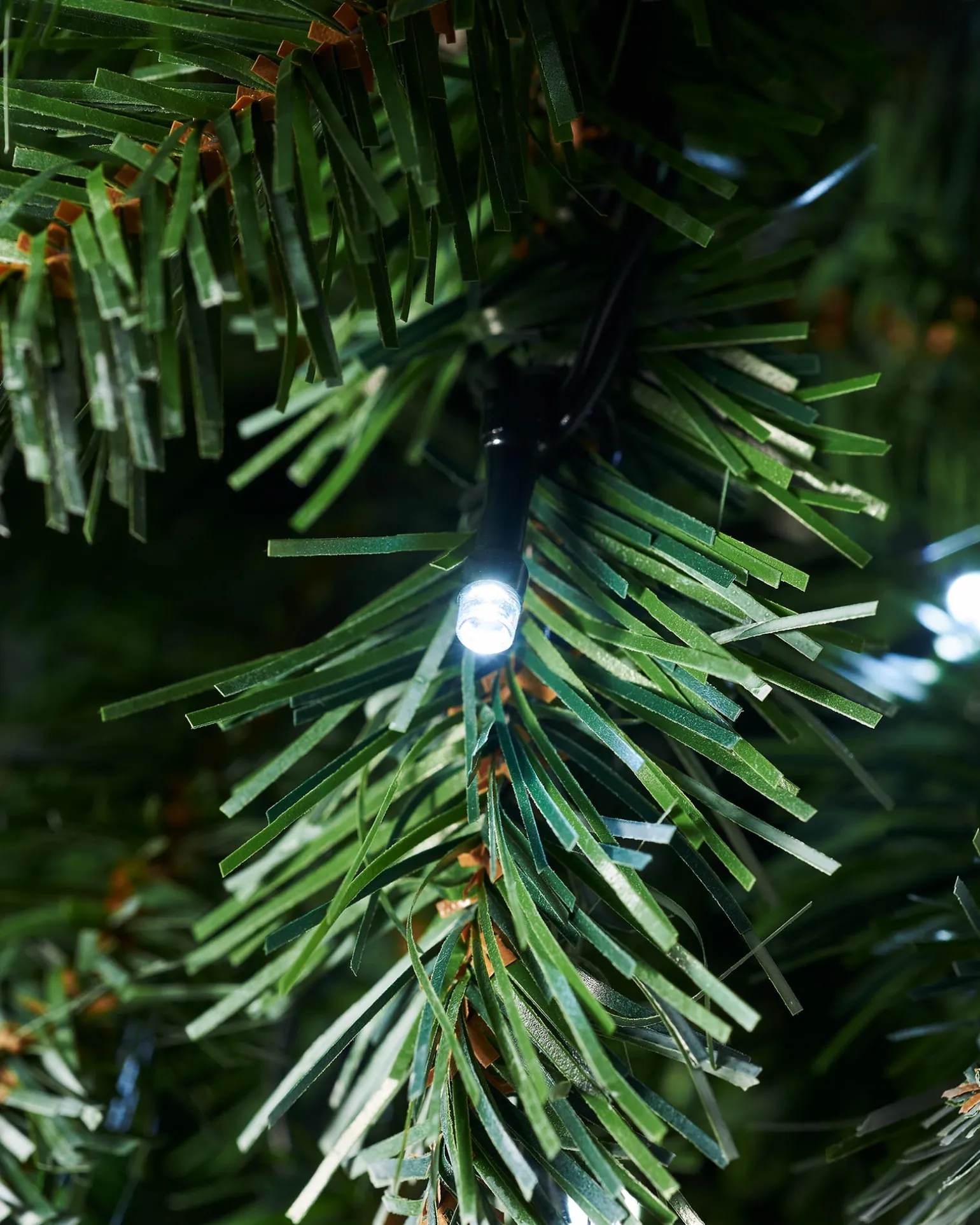 Pre-Lit Slim Frosted Christmas Tree, 6 Ft