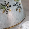 Pre-Lit Snowflake Tree Collar, 55 Cm