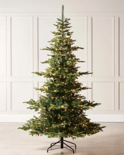 Pre-Lit Sugar Pine Christmas Tree, 8 Ft