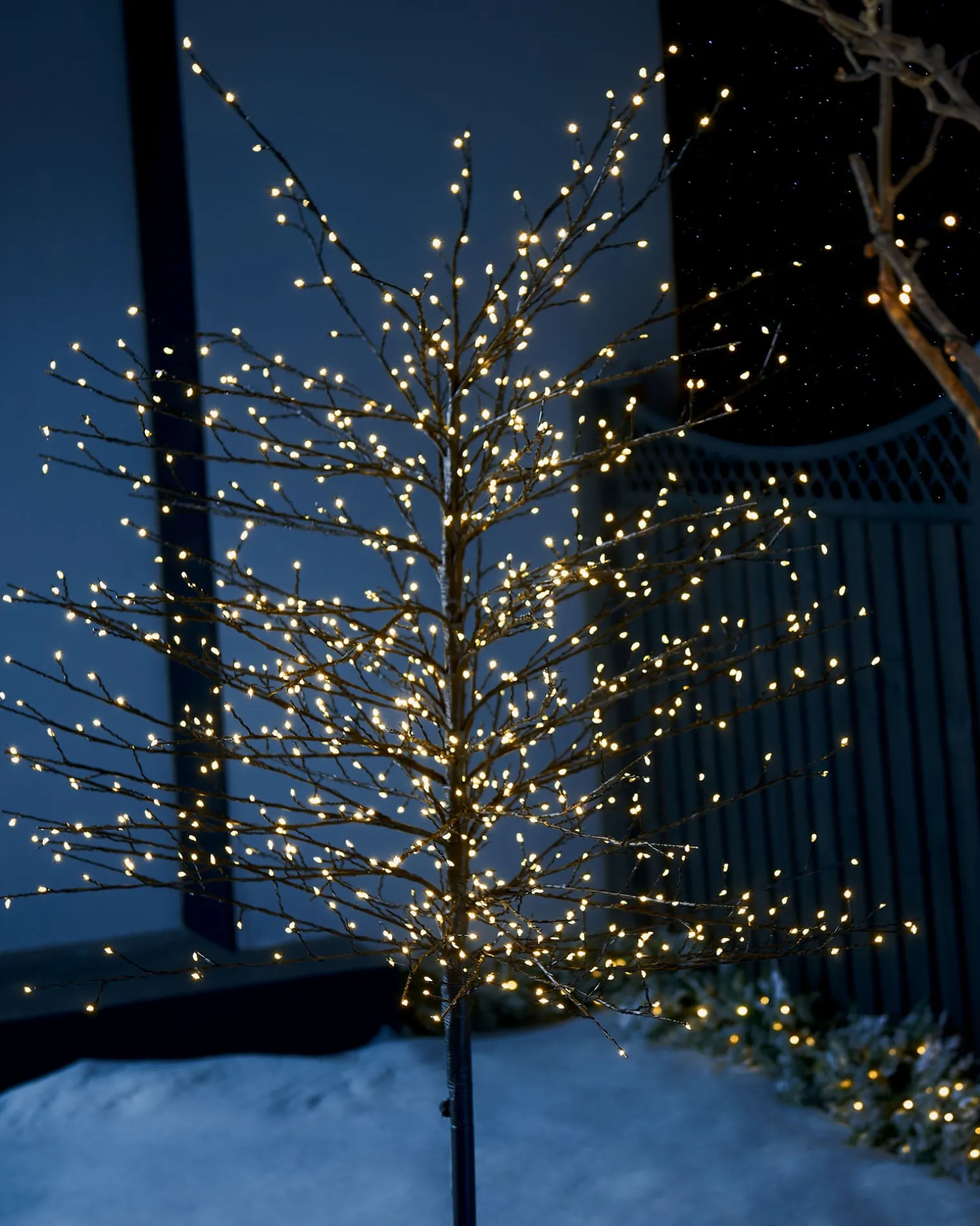 Pre-Lit Twig Tree, 6 Ft