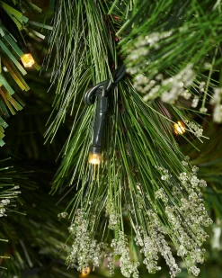 Pre-Lit Victorian Frosted Berries & Pinecones Christmas Tree, 7 Ft