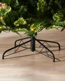 Pre-Lit Victorian Mixed Tip Berries & Pinecones Christmas Tree, 6 Ft