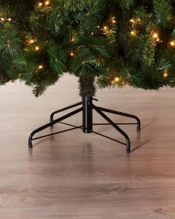 Pre-Lit Victorian Pine Christmas Tree, 5 Ft