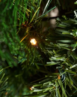 Pre-Lit Victorian Pine Christmas Tree, 7 Ft