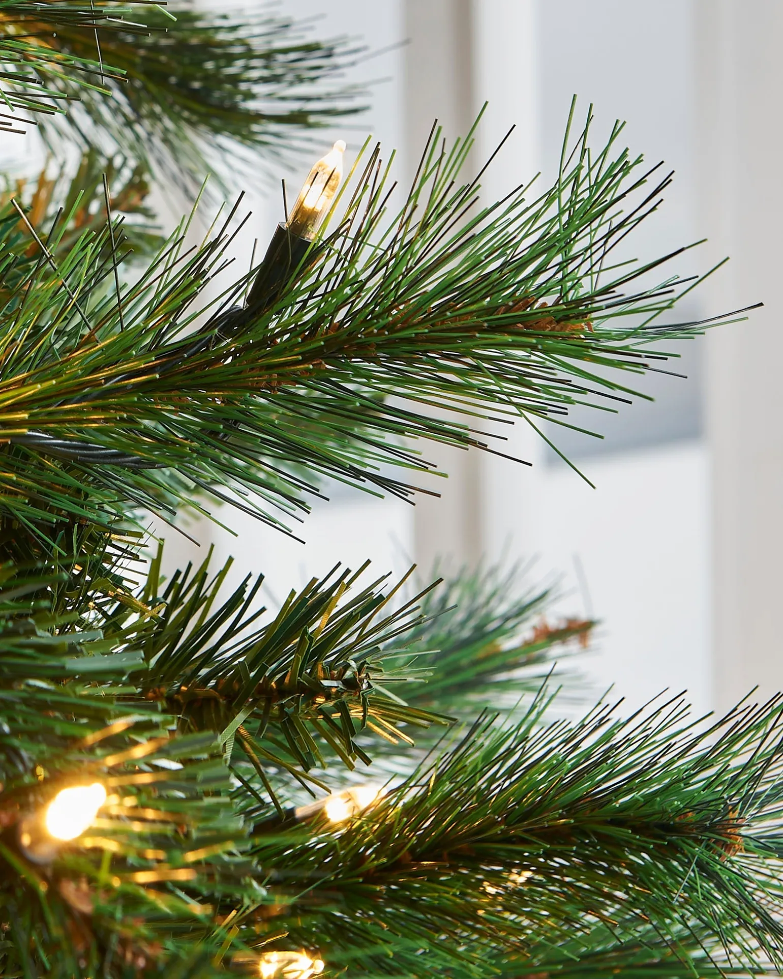 Pre-Lit Victorian Pine Multi-Function Christmas Tree, 7 Ft