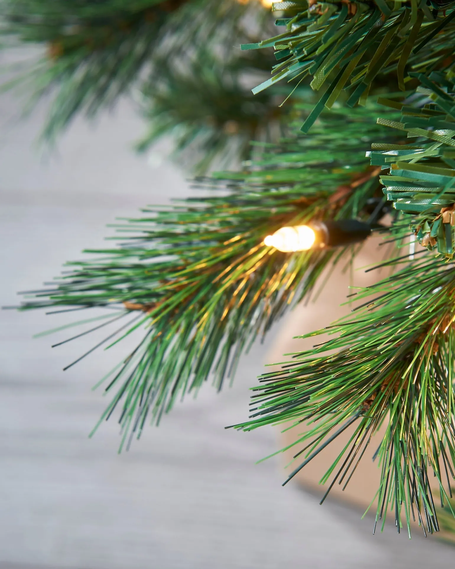 Pre-Lit Victorian Pine Multi-Function Christmas Tree, 7 Ft