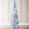 Pre-Lit White Pencil Christmas Tree, 6.5 Ft