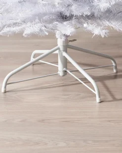 Pre-Lit White Pencil Christmas Tree, 6.5 Ft