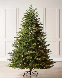 Pre-Lit Windsor Fir Christmas Tree, 7 Ft