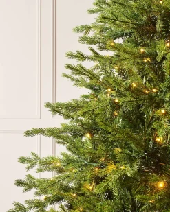 Pre-Lit Windsor Fir Christmas Tree, Dual Warm White, 6 Ft