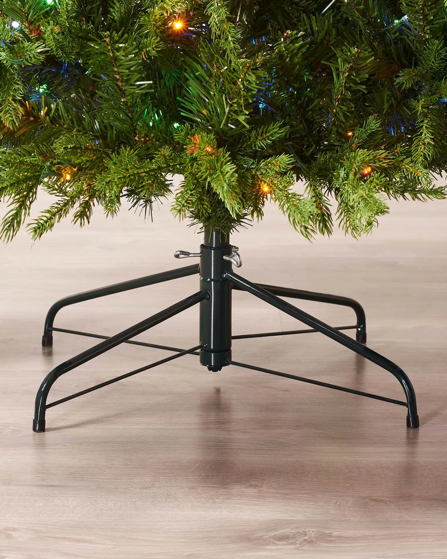 Pre-Lit Windsor Fir Christmas Tree, Dual Multi Colour, 8 Ft