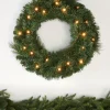 Pre-Lit Wreath, 60 Cm