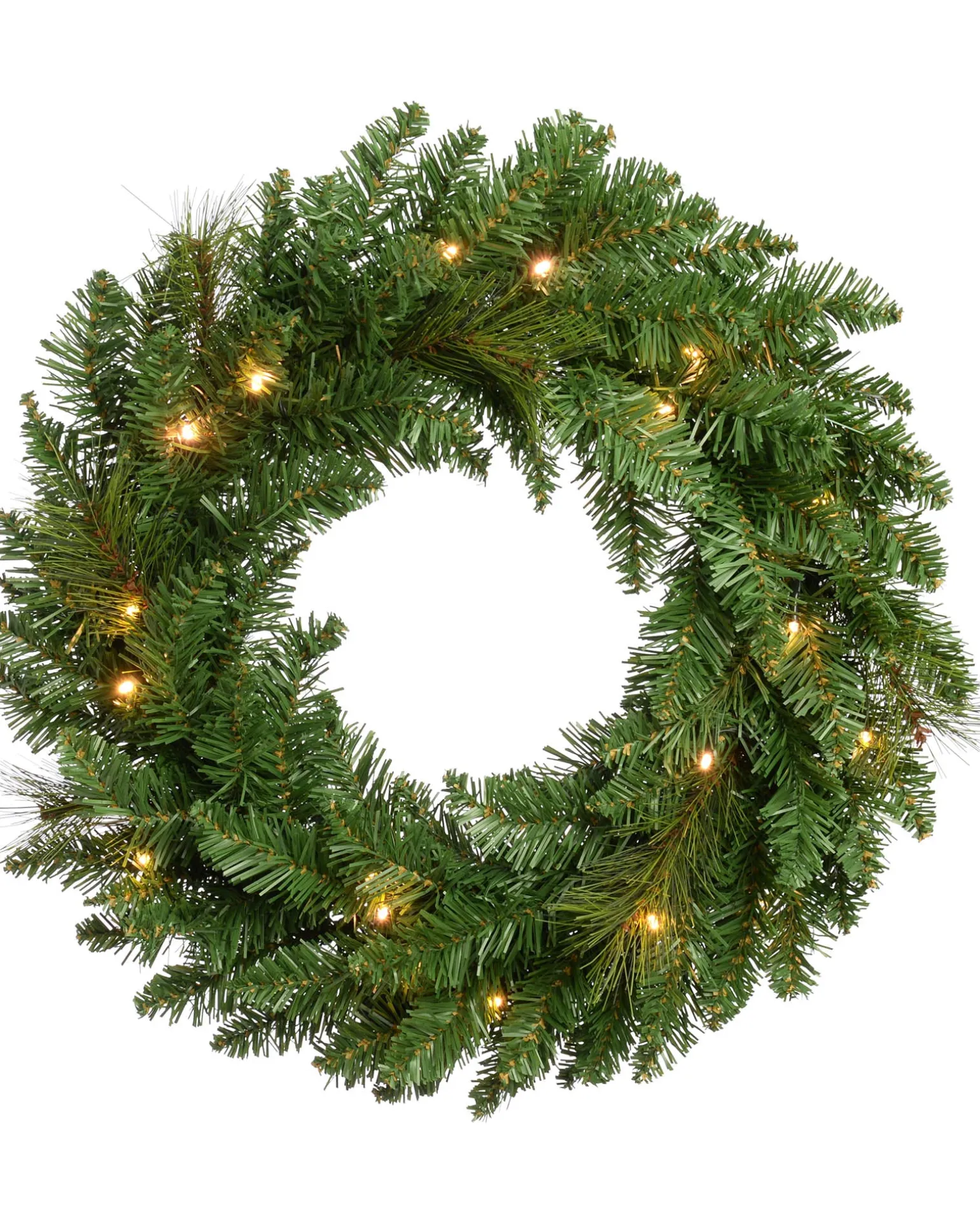 Pre-Lit Wreath, 60 Cm