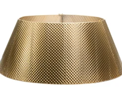 Quilted Metal Tree Collar, Gold, 71 Cm