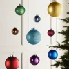 Rainbow Glass Baubles, 24 Pack, 6 Cm