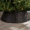 Rattan Tree Collar, Dark Brown, 65 Cm