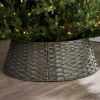 Rattan Tree Collar, Grey, 65 Cm