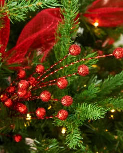 Red Berry Christmas Tree Spray, 78 Cm