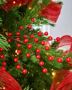 Red Berry Christmas Tree Spray, 45 Cm