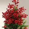 Red Berry Tree Topper, 90 Cm