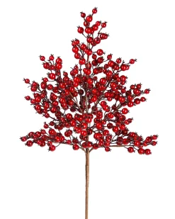 Red Berry Tree Topper, 90 Cm