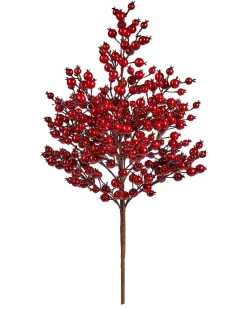 Red Berry Tree Topper, 90 Cm