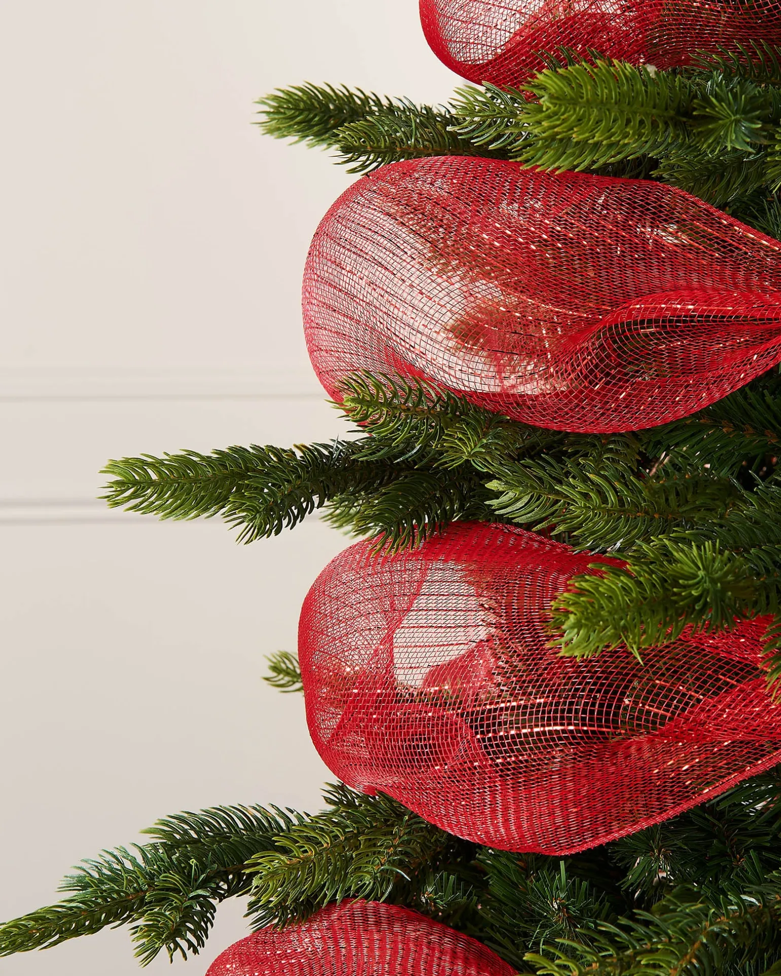 Red Mesh With Red Foils, 9 M
