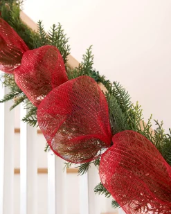 Red Mesh With Red Foils, 9 M