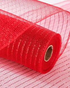 Red Mesh With Red Foils, 9 M